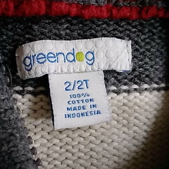 4/$30 Greendog Kids Boy Sweater Size 2T - Picture 5 of 5